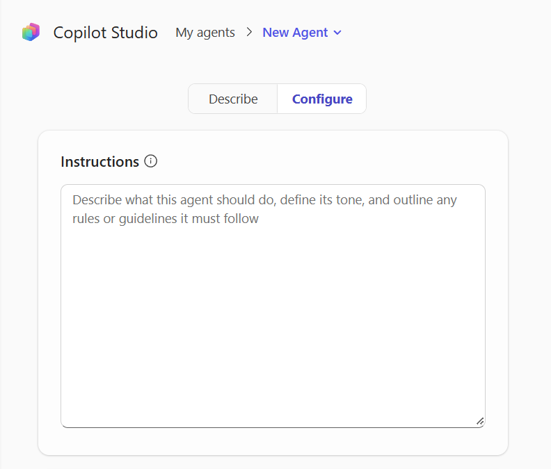 Copilot Studio Instrukser