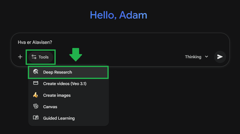 Gemini Deep Research