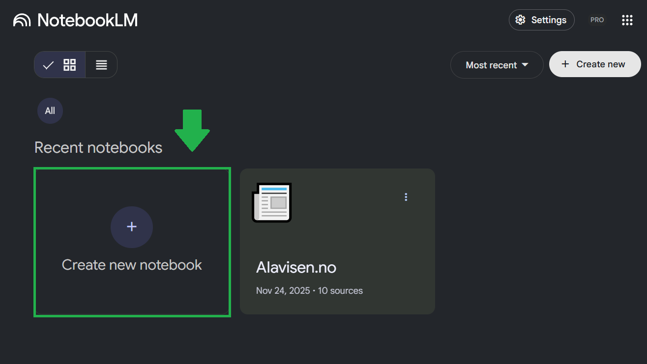 Guide - Lag presentasjoner i NotebookLM