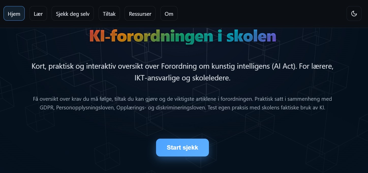 Interaktiv KI-forordning AI Act