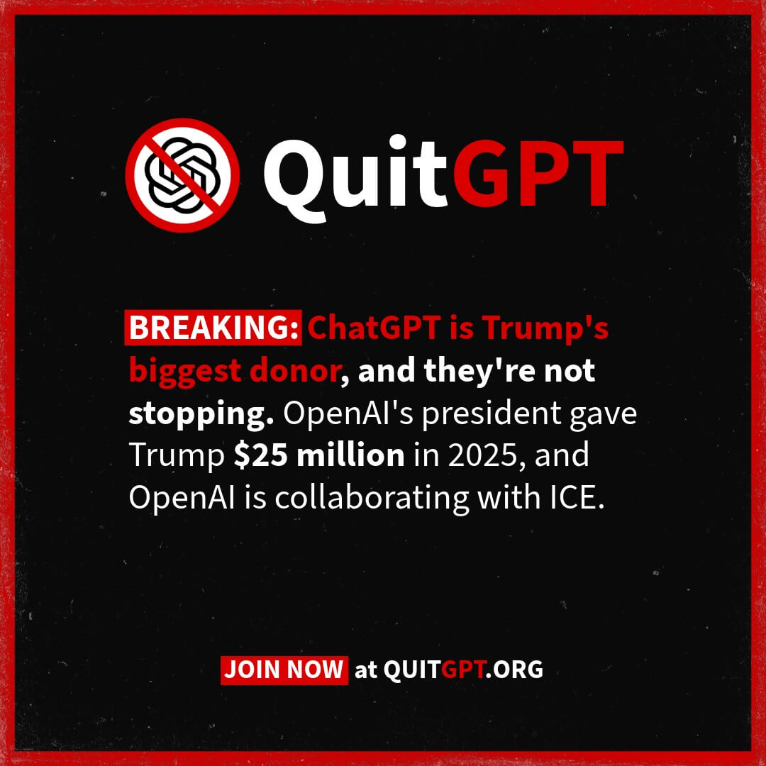 QuitGPT: Derfor boikotter de ChatGPT 3 QuitGPT
