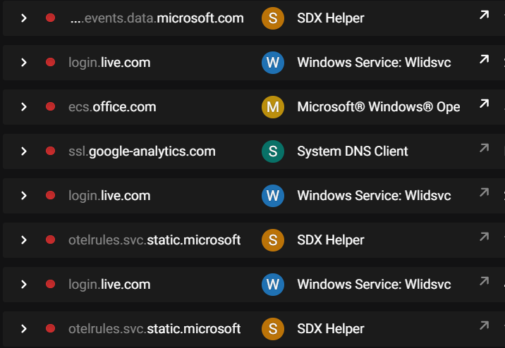 Windows overvaker og sender data