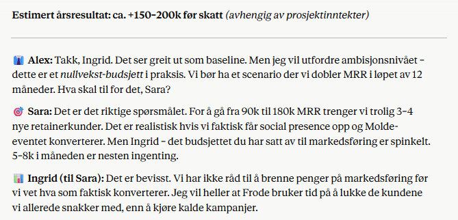 Jeg har syv AI-direktører i styret 4 Dialog fra AI-styret