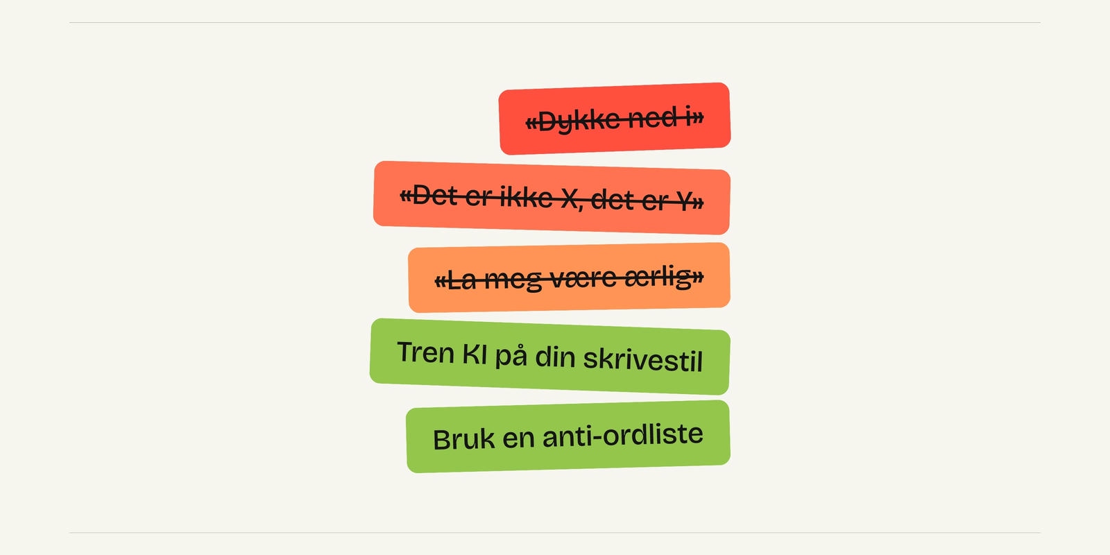 Slik unngår du å høres ut som KI